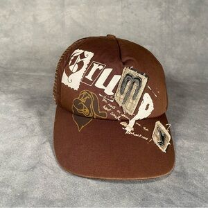 Walt Disney World Grumpy Brown Mesh Trucker Hat Cap Snapback Adult OS Snow White